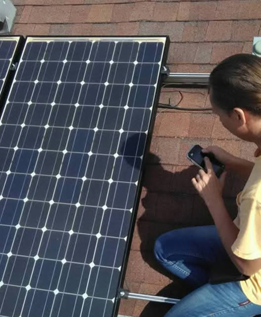 solar panel installation process